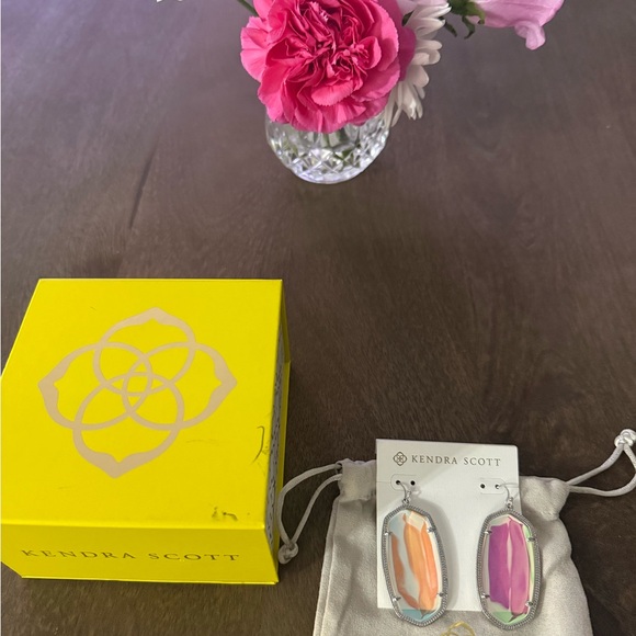 Kendra Scott Iridescent Danielle Earrings - Picture 3 of 3